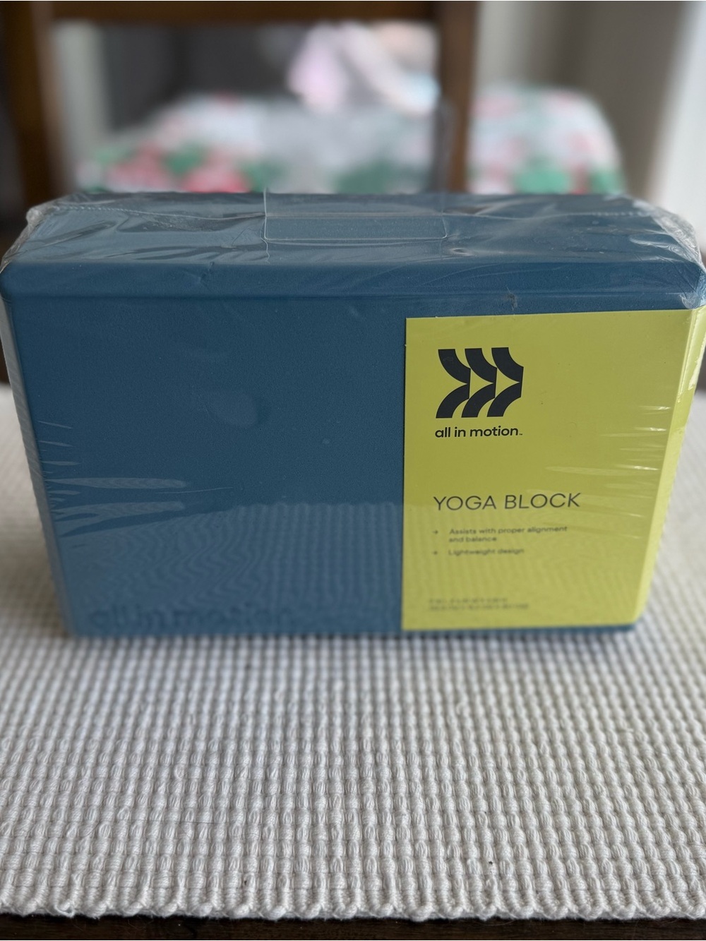 All in Motion Blue Yoga Block